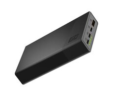 Green Cell PowerPlay20S 20000mAh / Power Bank / Li-Pol / 5/9/12V / 3x USB-C / 1xUSB