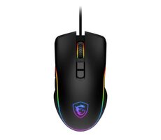 MSI Forge GM300 černá / Herní optická myš / 7200 DPI / 7 tlačítek / USB / RGB