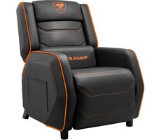 COUGAR Ranger S černo-oranžová / Herní křeslo / boční kapsa / nastavitelné / syntetická kůže / nosnost 160 kg 