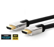 Vivolink PROHDMIHDM10 Propojovací kabel HDMI 2.0 4K60Hz 10m stříbrno-černá / 2x HDMI (M)