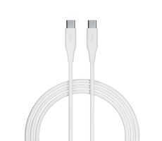 Allity AUC-02 Datový kabel USB-C/USB-C 1m 100W bílá