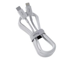 Allity AUC-03 Datový kabel USB-C/Lightning 1m 27W bílá