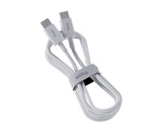 Allity AUC-03 Datový kabel USB-C/USB-C 2m 100W bílá