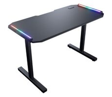 COUGAR DEIMUS 120 RGB černá / Herní stůl /  Š: 122 cm / V: 77 cm / H: 60.5 cm / 2x USB 3.0 / 1x USB-C