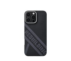 Pitaka Tactile Woven Case Re-TROS Rebuilding ochranný kryt pro iPhone 16 Pro černá