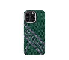 Pitaka Tactile Woven Case Re-TROS Refining ochranný kryt pro iPhone 16 Pro zelená