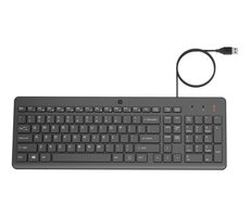 HP 150 CZ černá / Drátová klávesnice / USB-A / CZ&SK layout