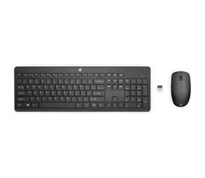 HP 235 set (CZ+SK) černá / Bezdrátový set / Klávesnice + Myš / USB / CZ & SK