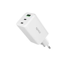 Epico UltraBoost EA40 GaN / 65W / síťový adaptér / bílá / 1x USB-C / 1x USB-A
