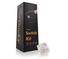 Ducky TTC Heart Switch / mechanická / 3-Pin / lineární / MX-Stem / 42g / transparentní / 110 kláves