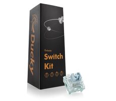 Ducky TTC Bluish White Switch / mechanická / 3-Pin / lineární / MX-Stem / 42g / modrá / 110 kláves
