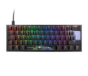 Ducky One 2 Pro Mini Cherry MX-Silent-Red černá / herní klávesnice / podsvícená / drátová USB-C / DE