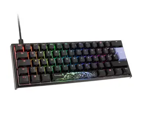 Ducky One 2 Pro Mini Cherry MX-Red černá / herní klávesnice / podsvícená / drátová USB-C / DE