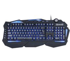 C-TECH Scorpia V2 černá / Herní klávesnice / membránová / RGB / USB-A / CZ/SK layout