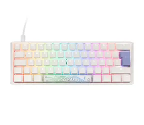 Ducky One 3 Classic Mini Cherry MX-Brown bílá / herní klávesnice / podsvícená / mechanická / drátová USB-C / DE