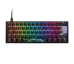 Ducky One 3 Classic Mini Cherry MX-Blue černá / herní klávesnice / podsvícená / mechanická / drátová USB-C / DE