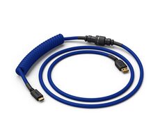 Glorious Coiled Cable modrá / USB-C (M) - USB-A (M) / 1.37m