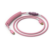 Glorious Coiled Cable růžová / USB-C (M) - USB-A (M) / 1.37m