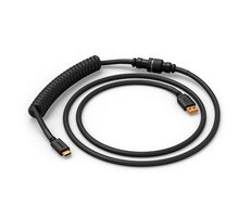 Glorious Coiled Cable černá / USB-C (M) - USB-A (M) / 1.37m