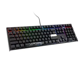 Ducky One 3 Aura TKL Gateron Baby Kangaroo černá / herní klávesnice / podsvícená / mechanická / drátová USB-C / DE