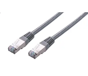 C-TECH patchcord Cat5e FTP 0.5 m šedá