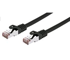 C-TECH patchcord Cat6 FTP 2 m černá