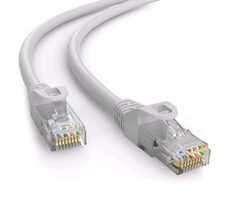 C-TECH patchcord Cat6 UTP 30 m šedá