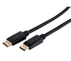 C-TECH DisplayPort 1.2 kabel samec - samec 2 m černá / 4K@60Hz