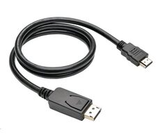 C-TECH kabel DisplayPort na HDMI 1 m černá 