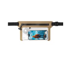 FIXED Voděodolné pouzdro Dry Belt okolo pasu z hypalonu s certifikací IPX8 khaki