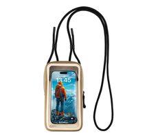 FIXED Voděodolné pouzdro na mobilní telefon Dry Case z hypalonu s certifikací IPX8 khaki