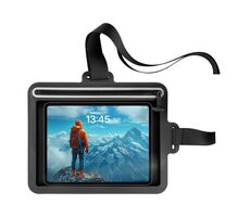 FIXED Voděodolné pouzdro na tablet Dry Tab přes rameno s certifikací IPX8 černé