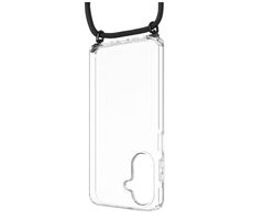 FIXED Pouzdro Pure Neck s odnímatelnou černou šňůrkou na krk pro Samsung Galaxy A26 5G