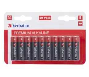 Verbatim 49877 Alkalické baterie AA (20ks) / 1.5V