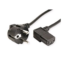 C-TECH Síťový napájecí kabel 230V k počítači 2m