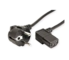 C-TECH Síťový napájecí kabel 230V k počítači 2m