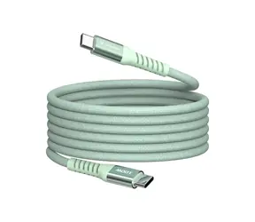 Verbatim 31855 Magnetický 100W USB-C kabel 1.2m zelená / USB-C(M) / USB-C(M) / PD & QC 3.0