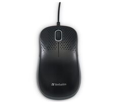 Verbatim 49024 Tichá optická myš černá / drátová / 1000DPI / USB-A / kabel 1.5m