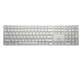 Rozbaleno - HP 970 stříbrná / bezdrátová klávesnice / USB / CZ+SK / rozbaleno