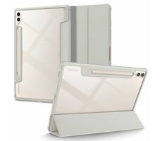 Rozbaleno - Spigen Ultra Hybrid Pro pouzdro typu kniha pro Samsung Galaxy Tab S9+ šedá  / rozbaleno