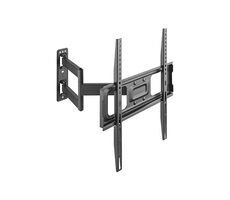 Brateck LPA69-443 černá / Výsuvný nástěnný držák pro TV 32"-55" / polohovatelný / nosnost 35kg