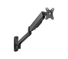 Brateck LDA32-112E / Jednoramenný nástěnný držák pro max. monitor 32' / Nosnost max. 9kg / mechanická pružina