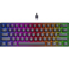 PREYON Brown All Claw Gateron Brown černá / Bezdrátová herní klávesnice / mechanická / RGB / USB-C / BT / RF