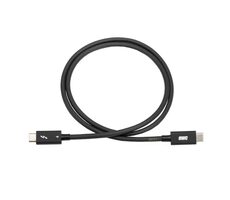 OWC kabel Thunderbolt 4 (0.7m) černá / 2x USB 3.0 Typ-C (samec) s podporou TB4