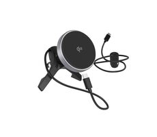 Epico UltraDrive Qi2 Alu Mag+ ED70 černá / Bezdrátová nabíječka a držák do auta / 15W