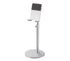 Neomounts DS10-200SL1 stříbrná / držák na mobilní telefony do 7" / Náklon 180° /  Hmotnost 300g