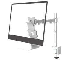 Neomounts FPMA-VESAMAC2127 Stříbrná / držák na hranu stolu / velikost 21.5"-27" / nosnost 15 kg 