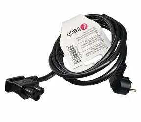 C-TECH Síťový napájecí kabel 230V k notebooku 1.8m