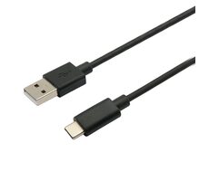 C-TECH USB-C kabel 2 m černá / USB 2.0 A (M) - USB-C (M)