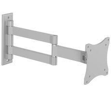 Neomounts FPMA-W830 stříbrná / držák monitoru na zeď / velikost 10-27" / VESA 75x75 - 100x100 / nosnost 12 kg